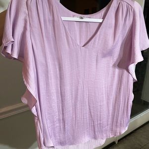Naked zebra short sleeve blouse